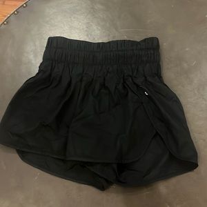 free people black shorts way home